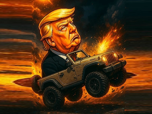 Trump's High-Octane Wheelie Showdow